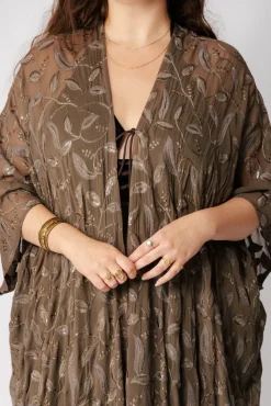 Clearance Shimmer Kimono Free Size|Kimonos & Dusters