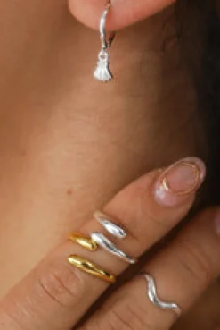 Fashion Silver Bella Wrap Ring Rings
