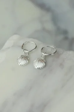 Best Silver Clam Shell Earrings Earrings