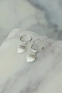 Best Silver Clam Shell Earrings Earrings