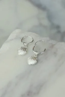 Best Silver Clam Shell Earrings Earrings