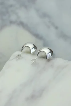New Silver Jali Earrings Studs And Hoops|Earrings