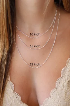Discount Silver Link Chain 16 inch Necklaces And Pendants