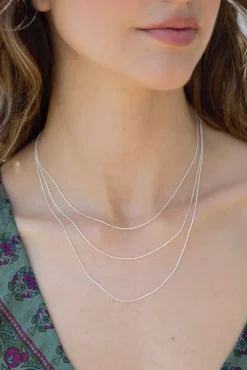 Fashion Silver Snake Chain Necklaces And Pendants