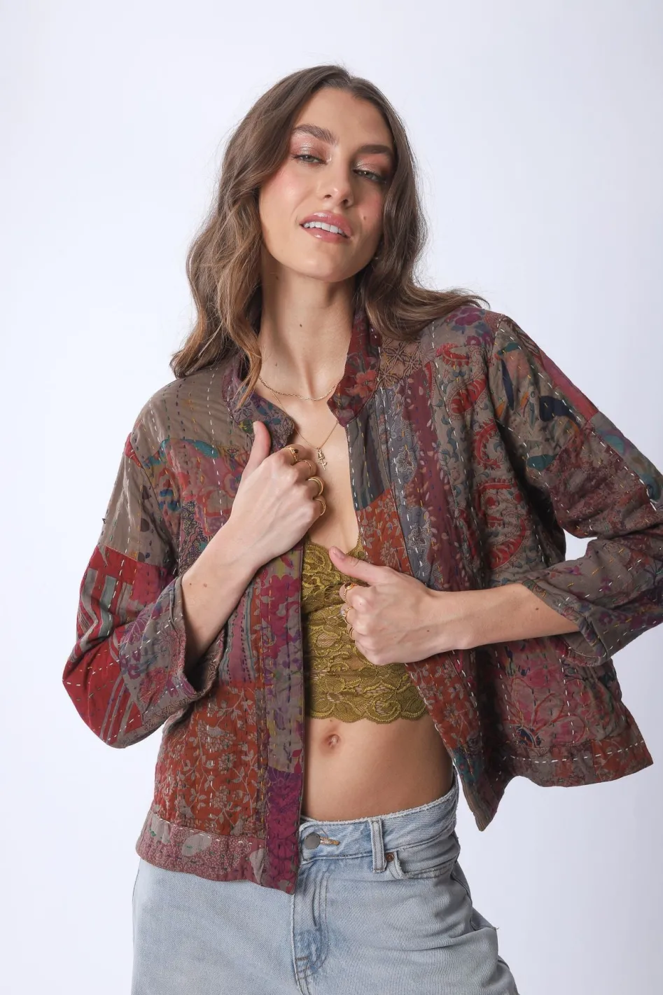 Online Tagore Jacket Free Size|Jackets & Outerwear