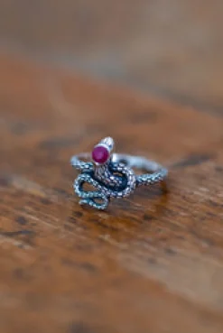 Clearance Textured Snake Ring Rings