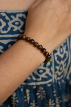 Clearance Tigers Eye Beaded Bracelet Fashion Jewellery|Bangles & Bracelets