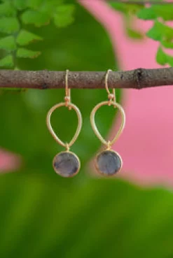 Clearance Ulla Labradorite Earrings Earrings