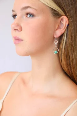 Fashion Variscite Kian Earrings Earrings