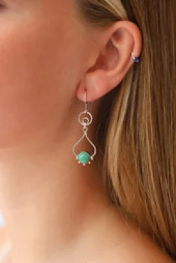 Fashion Variscite Kian Earrings Earrings