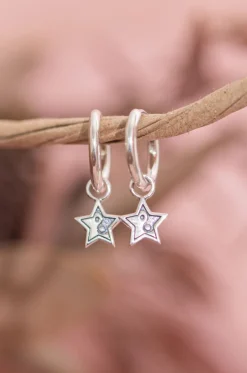 Hot Yin Yang Star Drop Hoops Studs And Hoops|Earrings